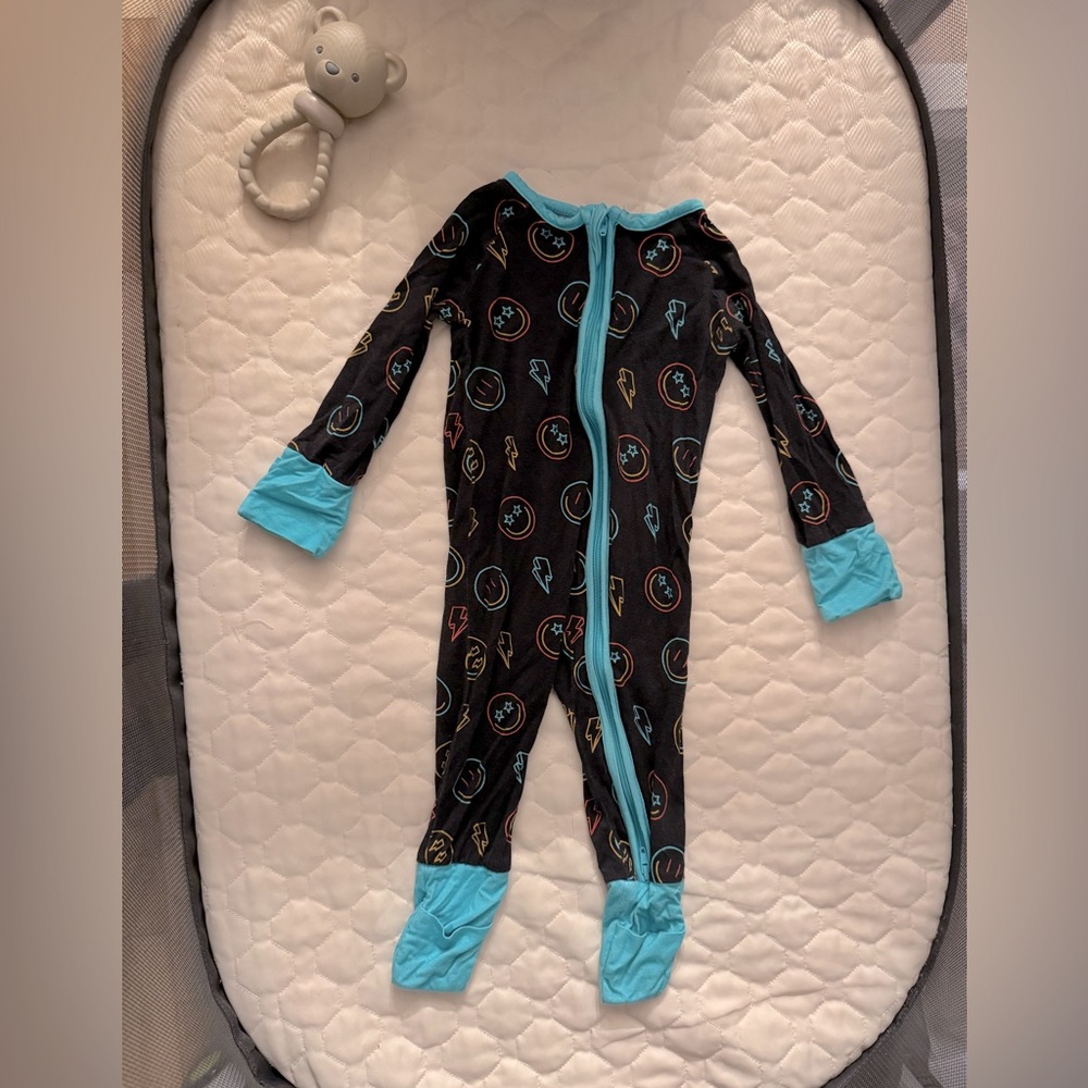 Baby zipper bamboo pajama